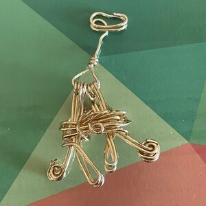 Handmade Wire Wrapped Letter A